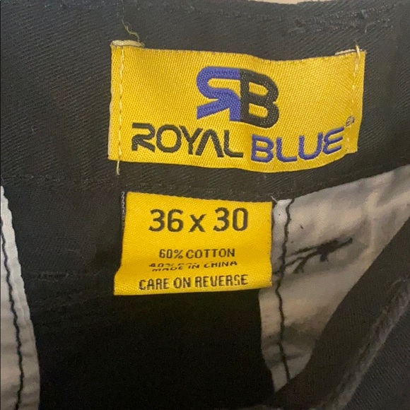 Royal Blue Slacks - Picture 1 of 4